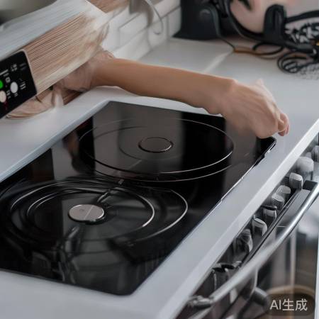 电灶噪音大,需戴耳机避扰