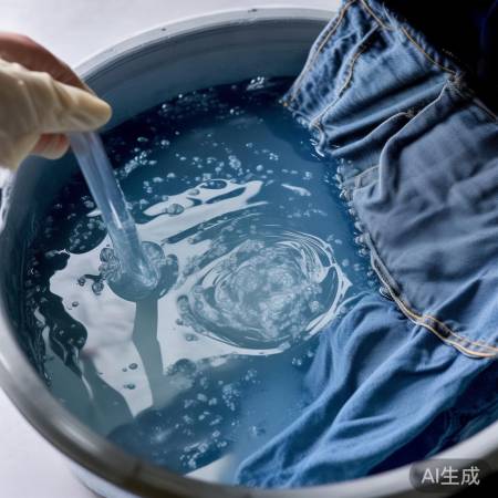 “白醋浸泡恢复裤子原色”