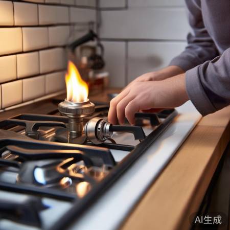 燃气压力不稳定,调整阀门解决问