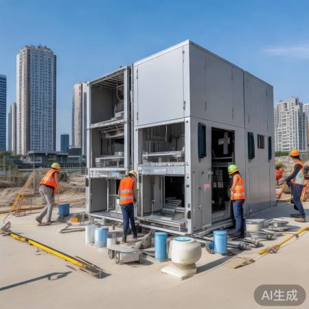 装配式中央空调,工厂组装,现场