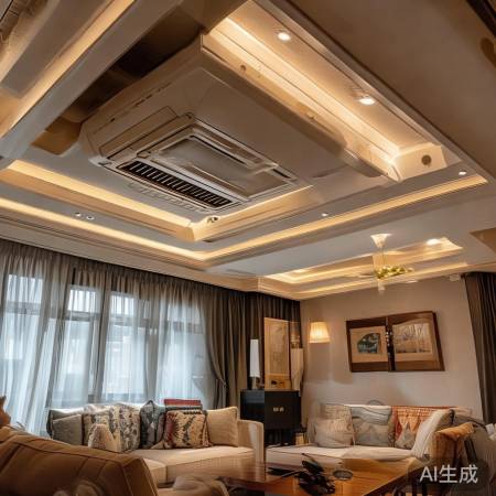 打造舒适无空调客厅吊顶