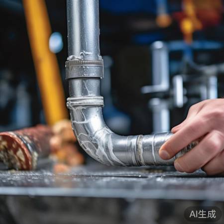 检查连接，涂抹密封胶