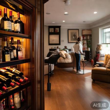 酒柜摆放，舒适自然随心配
