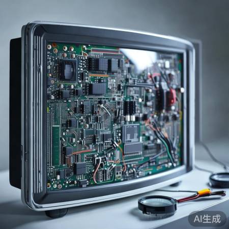 电视无图像，电路板需检修