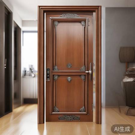 门厚40mm以上，材质硬，锁具