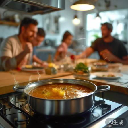 “老板炖汤，幸福满屋”