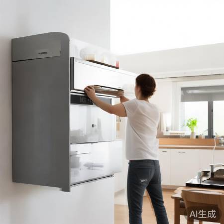 消毒柜高度适中，操作方便