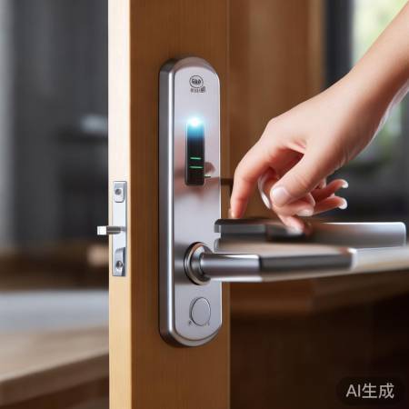 电子锁操作简单，需定期清洁感应