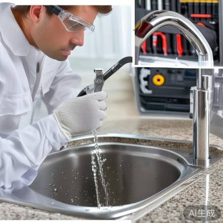 拧紧水管接口，或换新件