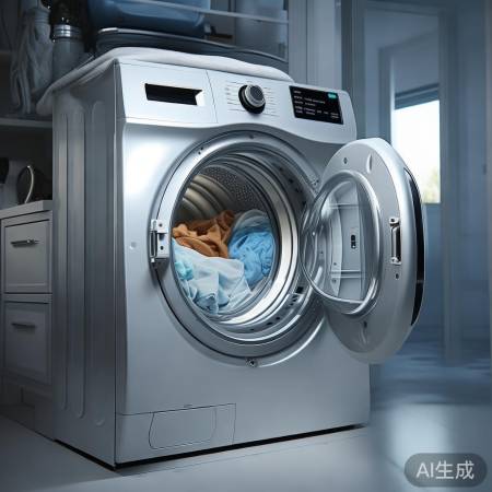 滚筒洗衣机:大圆筒高效节水