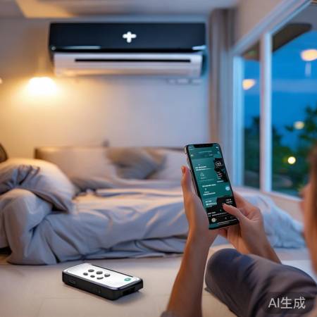 “帝豪空调遥控便捷，手机APP