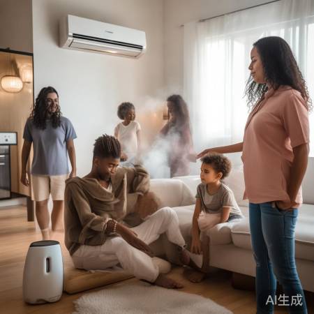 空调温度适度,室内加湿保健康