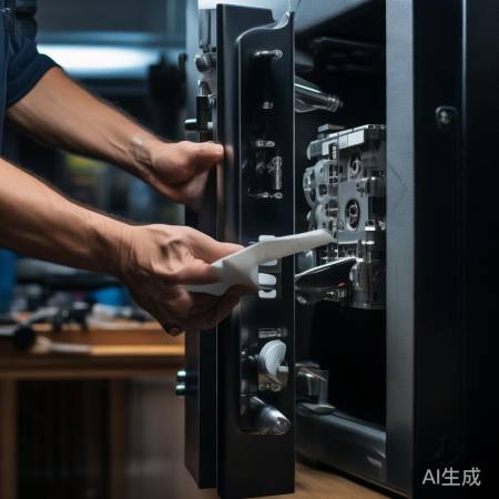 检查保险柜，清理门缝。