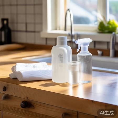 清洁工具:抹布、洗洁精、白醋