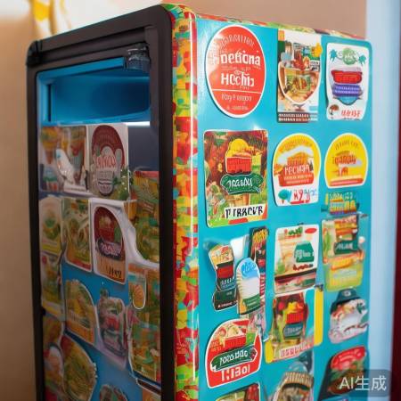 喜茶冰箱贴，图案文字有趣