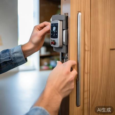 “安装指纹锁，按说明或请师傅”