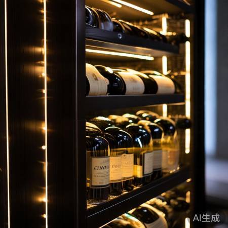 红酒柜浪漫照明