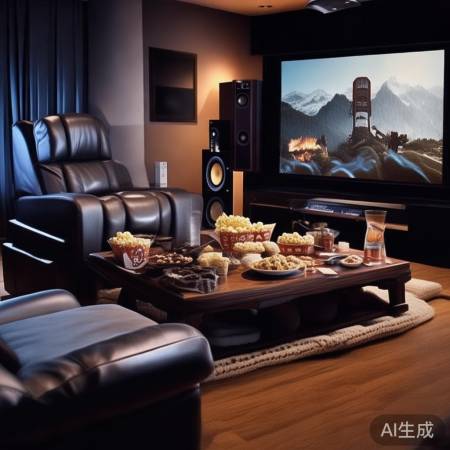 观影必备配件：音响椅零食