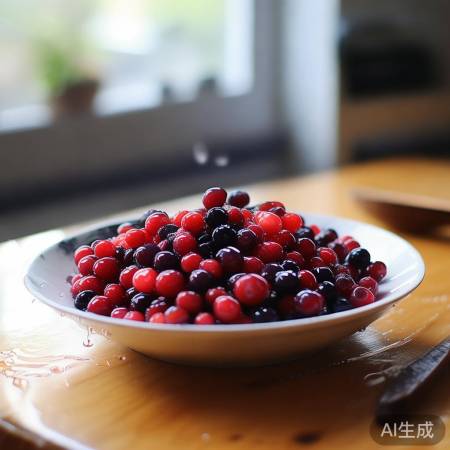 杨梅清洗适量，防变质。