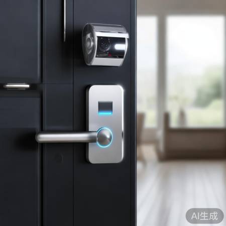 指纹锁安全卫士，对讲监控更完善