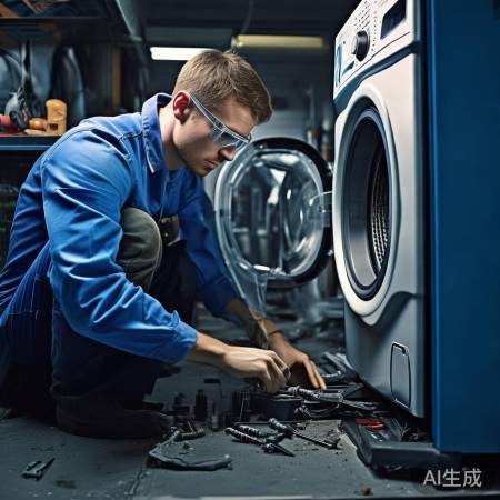 检查洗衣机底座稳固性