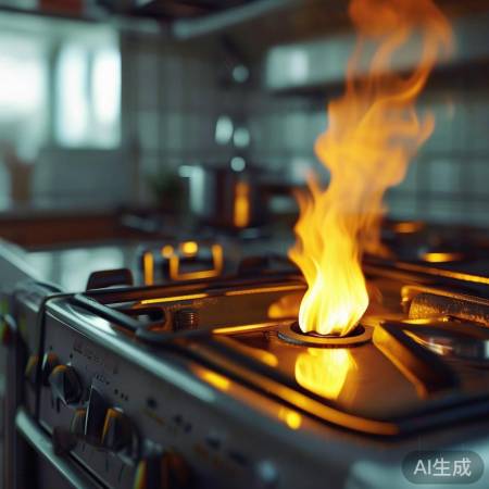 燃气灶漏火，速处理！