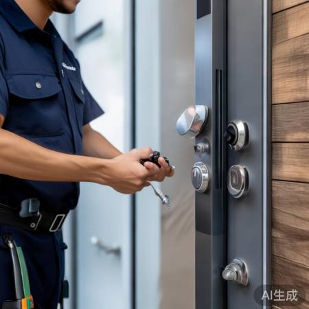 “指纹锁维修,快速上门”