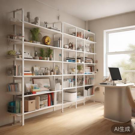 “多层收纳,充分利用空间”