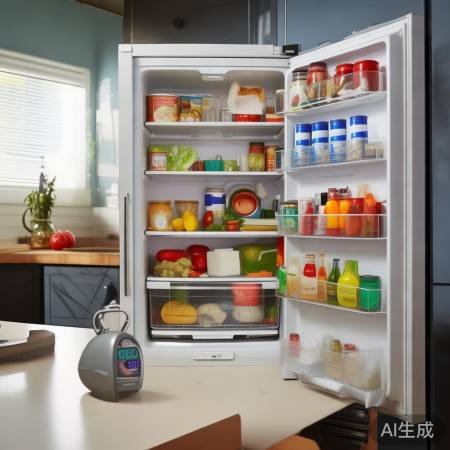 冰箱太满冷气堵,报警器响要减肥
