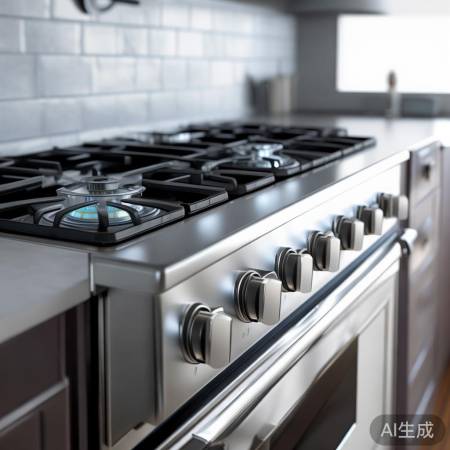 燃气灶选看功能外观