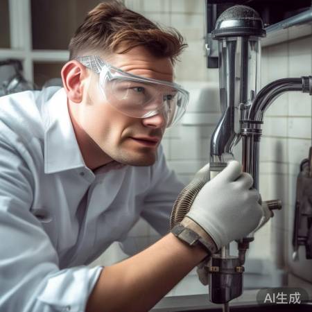 管道堵塞,小心疏通