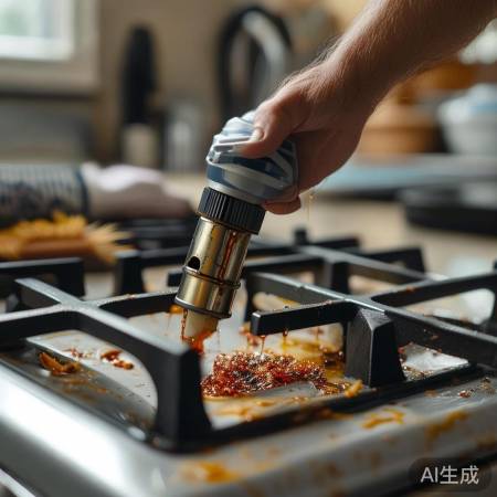 燃气灶喷嘴需定期清理