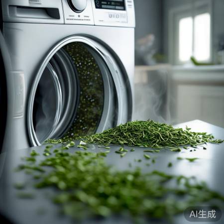 “洗衣机加茶，消毒除味”