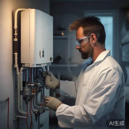 壁挂炉不供暖，检查管道漏水