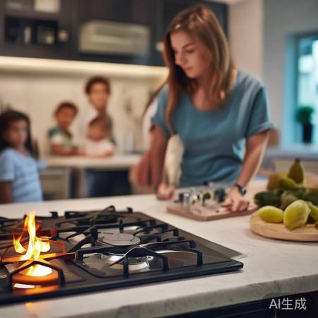 燃气灶空烧隐患大，安全防护不可