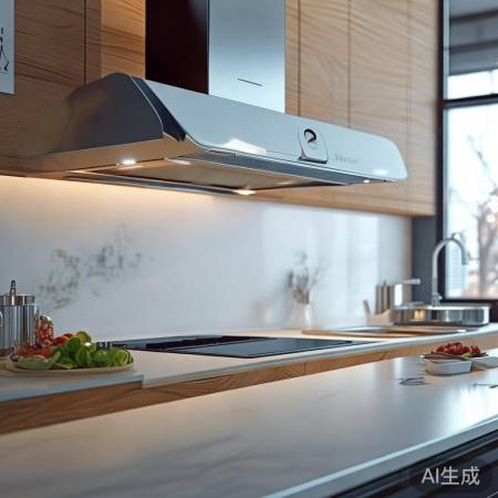 方太抽油烟机，吸烟强，外观时尚