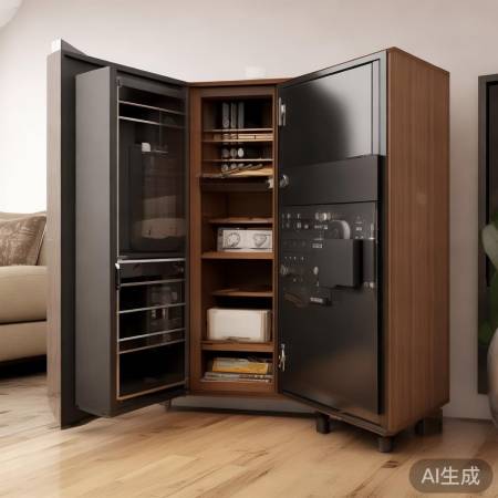 电视柜变保险库