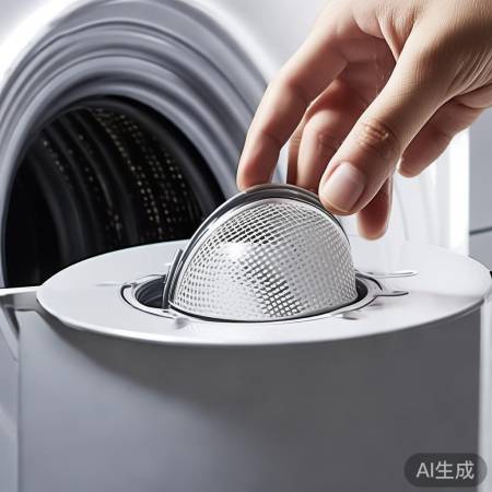 洗衣机过滤网位置及取出方法