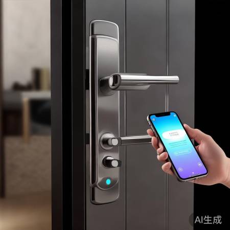 蓝牙智能锁，科幻般解锁