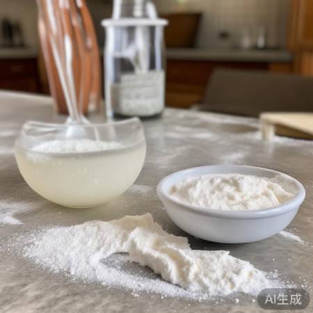 小苏打白醋糊除顽固污渍