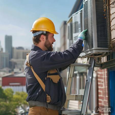 了解中央空调安装工，默默付出，