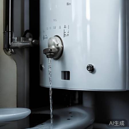 壁挂炉加水至水位计中