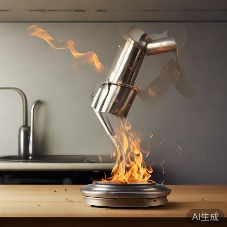 烟管易晃动，需稳固设计