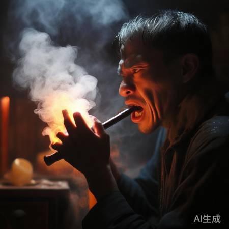 烟管受热晃动如握冰棍